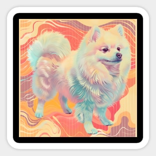 Spitz in 70's Sticker